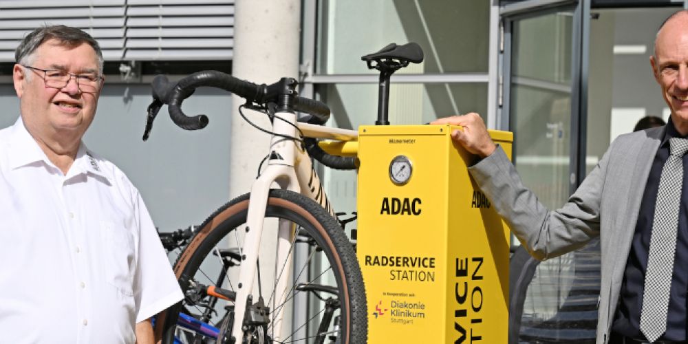 Neue ADAC Radservice-Station am Diakonie-Klinikum eröffnet