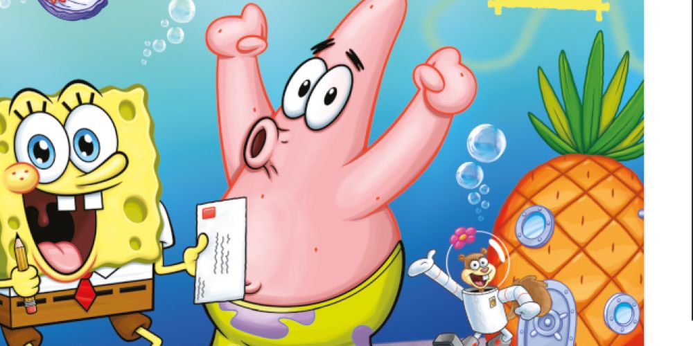 Ein Schwamm als Briefmarke