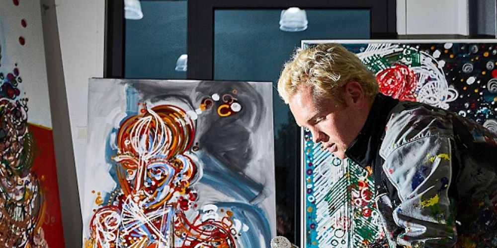 IN TIME - Leon Löwentraut in der „Kulturraffinerie“ Monheim am Rhein