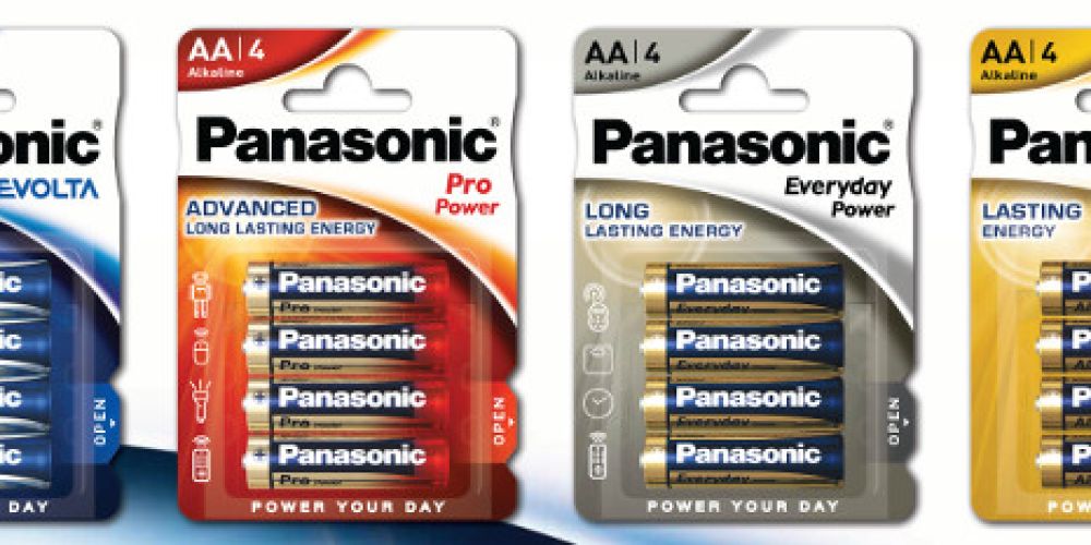 Panasonic Batterien in neuem, dynamischeren Gewand