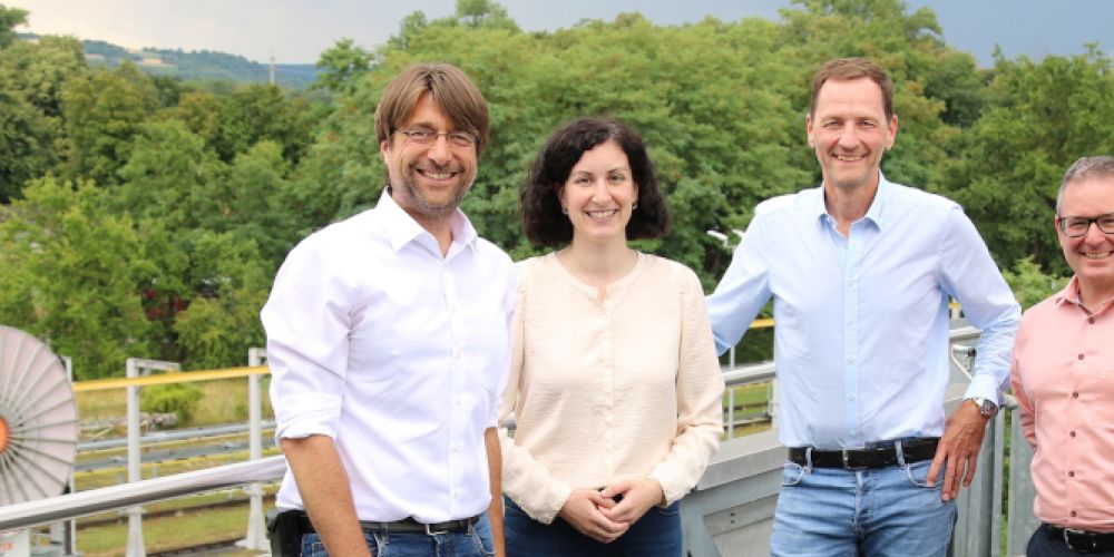 Sarah Hagmann besucht das Unternehmen Conductix-Wampfler in Weil am Rhein