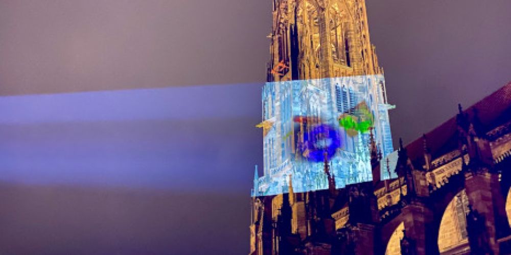 Die Münsterillumination zum 900-jährigen Jubiläum der Stadt Freiburg
