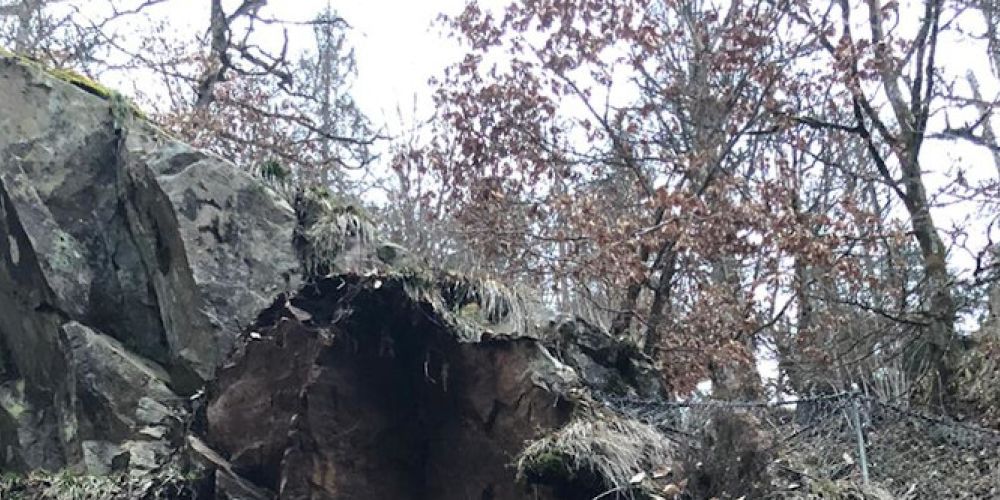 Verkehrseinschränkungen zwischen Witznau und Riedersteg nach Felssturz