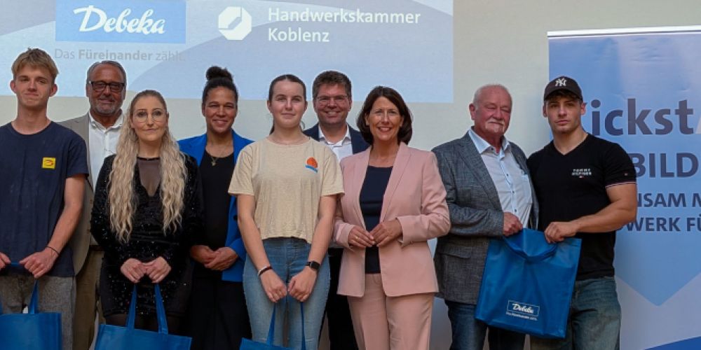 Debeka und Handwerkskammer Koblenz stärken Handwerksnachwuchs im Ahrtal