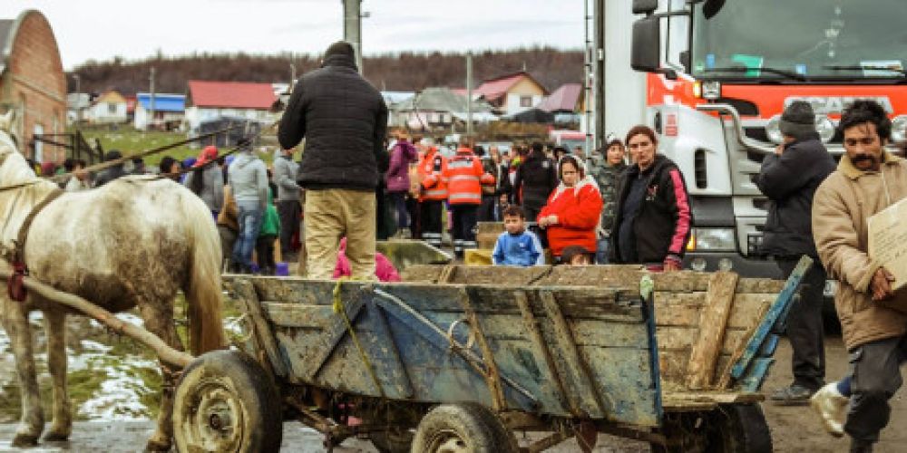 Die Ladeflächen sind leer, die Herzen sind voll