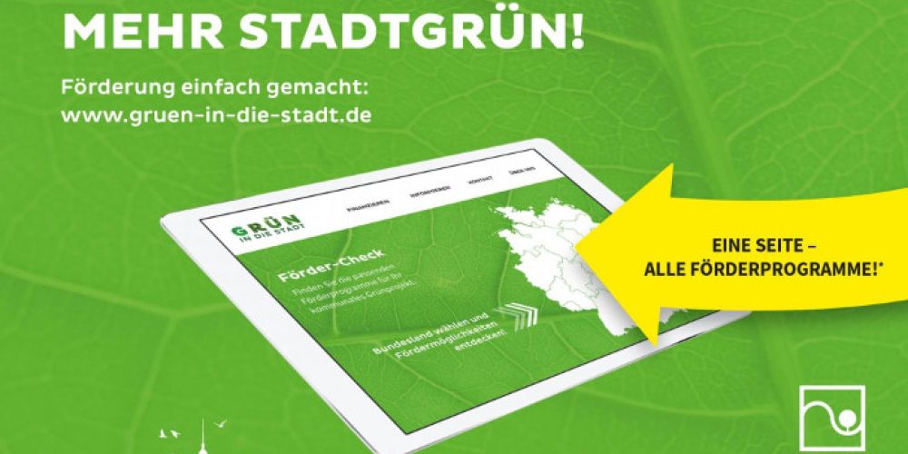 Förderung einfach gemacht: In drei Klicks zu mehr Stadtgrün