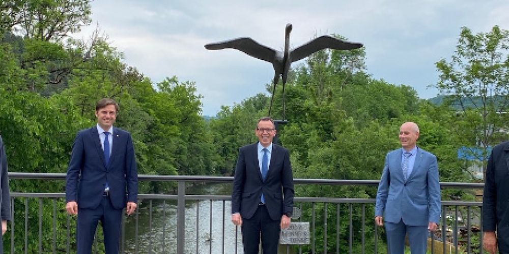 Südbadische Landräte und Schaffhauser Regierungsräte demonstrieren Verbundenheit