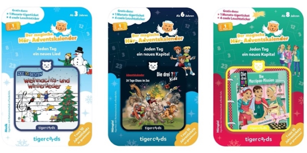 Jeden Tag wird ein Hör-Kapitel freigeschaltet