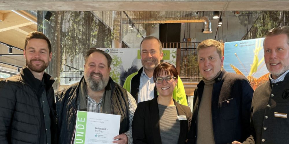 Neues Kooperationsprogramm des Naturparks -  Erster Partner ausgezeichnet