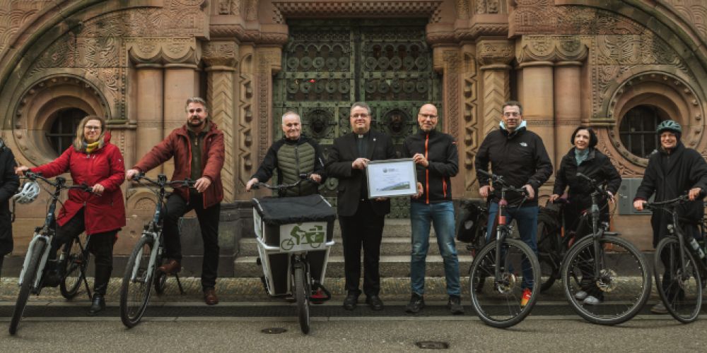 ADFC zertifiziert die Erzdiözese Freiburg als erste kirchliche Organisation in Süddeutschland