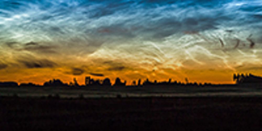 Magischer Silberschleier am Nordhimmel
