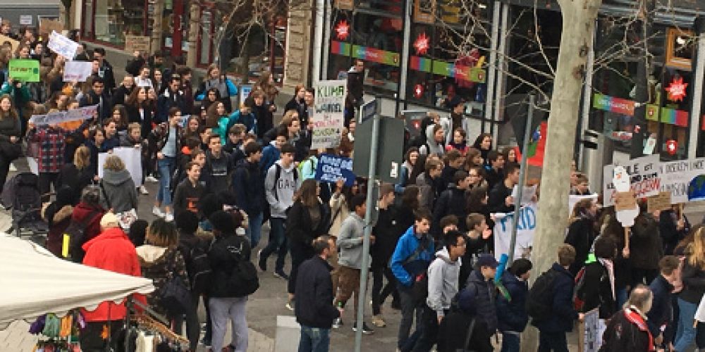 Pressestatement zur Aktion Fryday for Futur in Lörrach