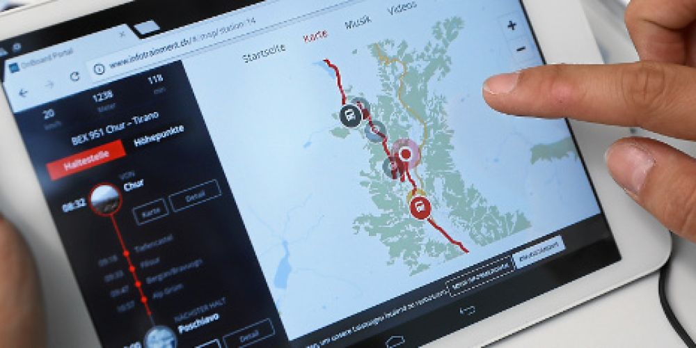 Digitaler Reisebegleiter im Bernina Express