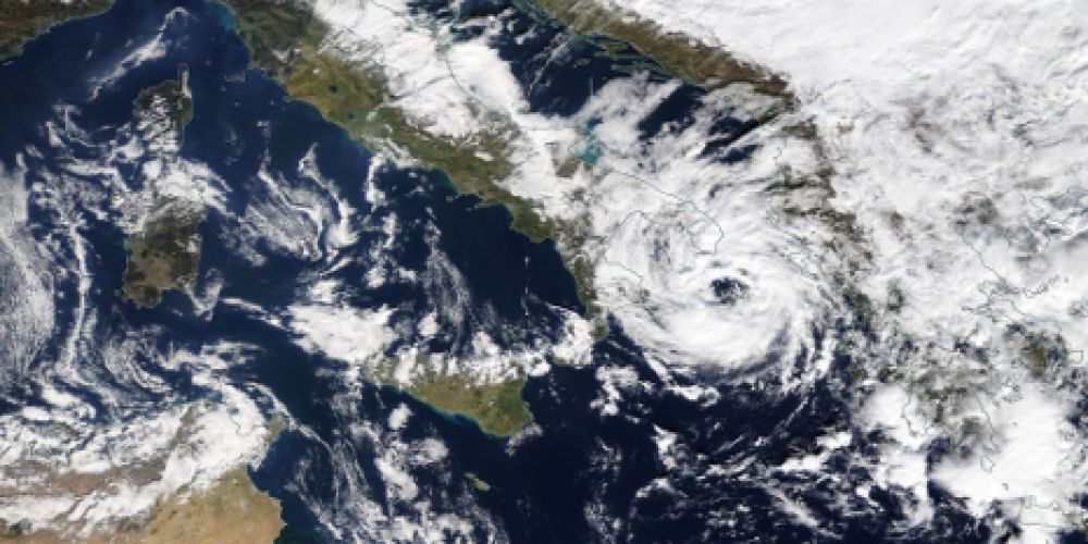 Im Tyrrhenischen Meer deutet sich ein Medicane an