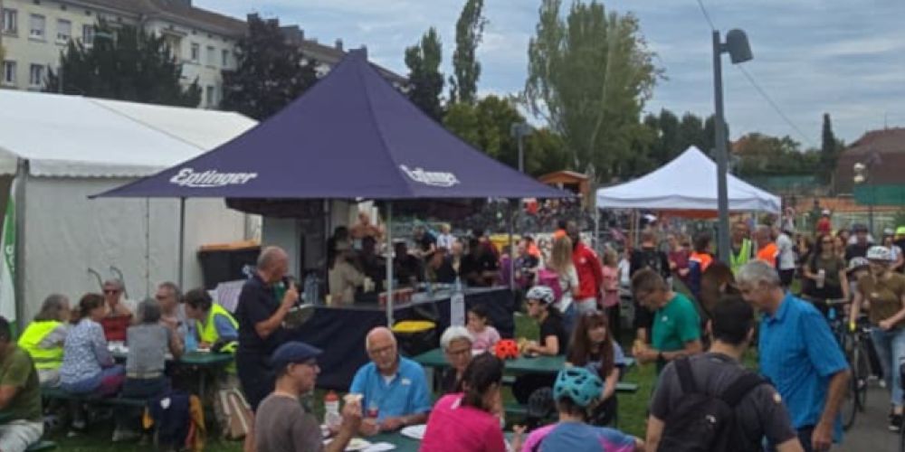 Sonne, Regen und gute Laune beim slowUp Basel-Dreiland