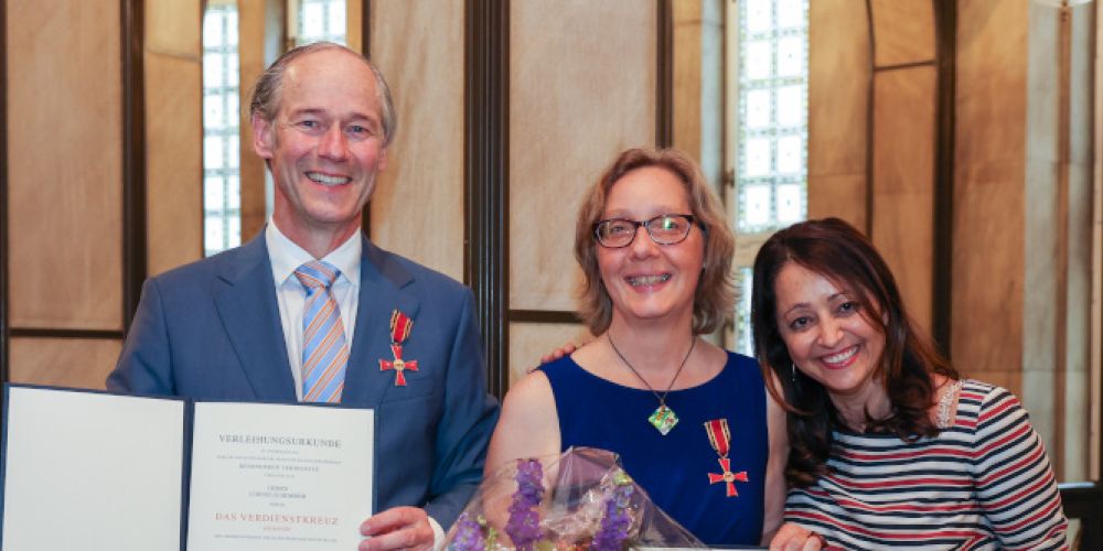 Höchste Ehren für Gründer der Stiftung für Mensch und Umwelt