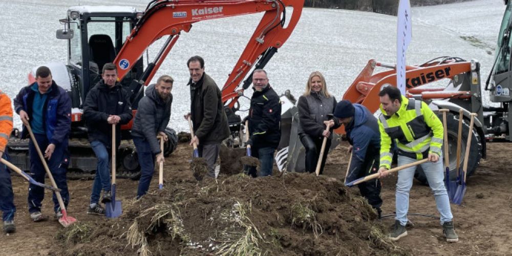 Spatenstich für den Glasfaserausbau in Eggingen