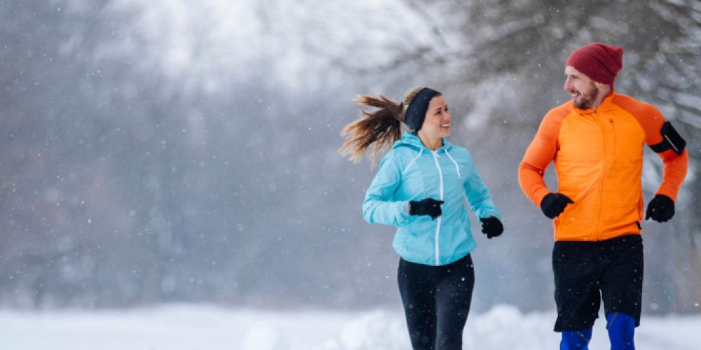 Auch im Winter sportlich aktiv