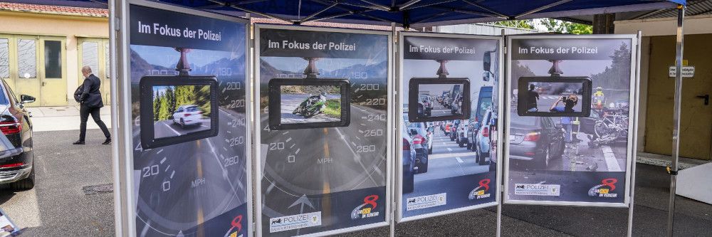 Nach Pilotprojekt nun 107 Polizeifahrzeuge mit mehreren Dashcams ausgestattet