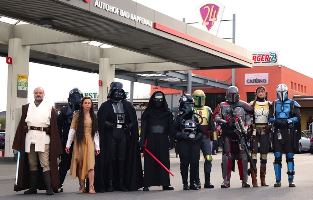 Das galaktische Imperium tankt in Bad Rappenau