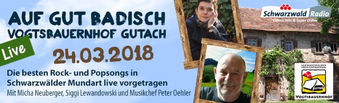AUF GUT BADISCH LIVE