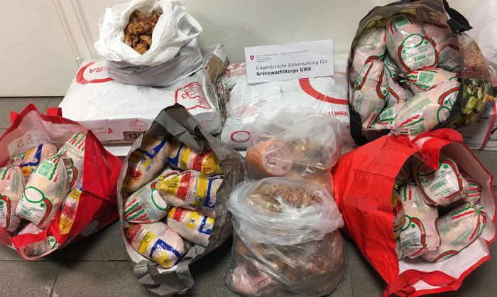 Über 150 Kilogramm Fleisch geschmuggelt