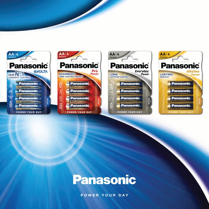 Panasonic Batterien in neuem, dynamischeren Gewand