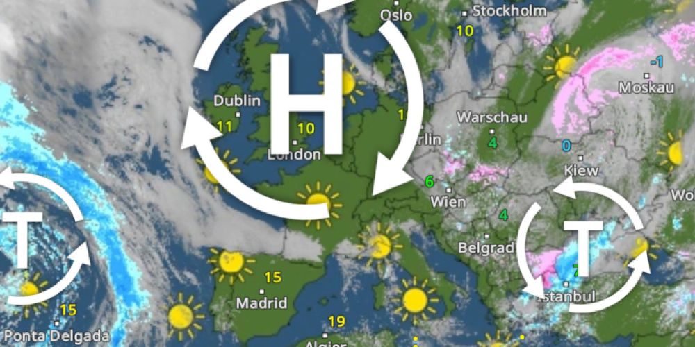 Omega-Hoch schwächelt - Langsame Wetteränderung ab der Wochenmitte