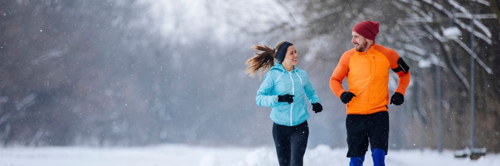 Auch im Winter sportlich aktiv