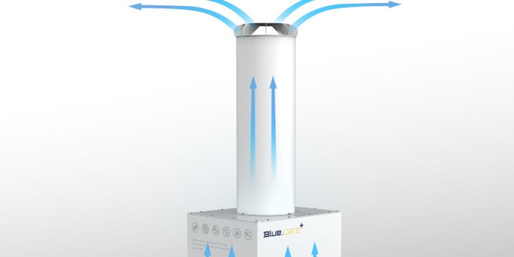 Antiviraler Raumluftreiniger senkt das Risiko von indirekten Infektionen