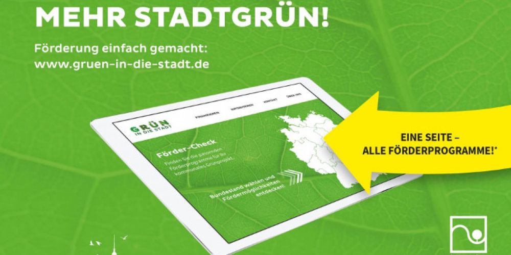 Förderung einfach gemacht: In drei Klicks zu mehr Stadtgrün
