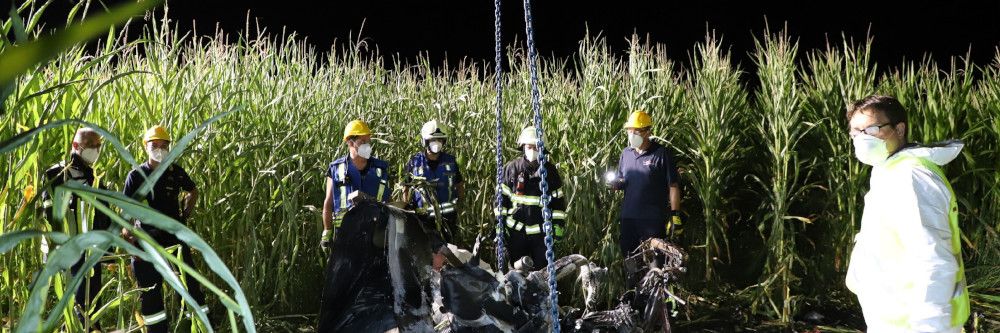 Pilot beim Absturz eines Tragschraubers tödlich verletzt