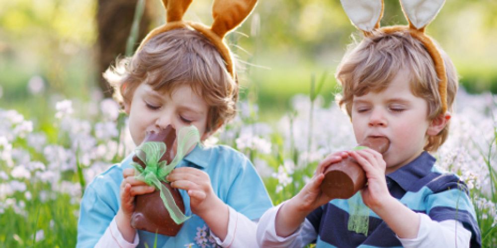 Osterhasen können bei über 20 Grad hoppeln