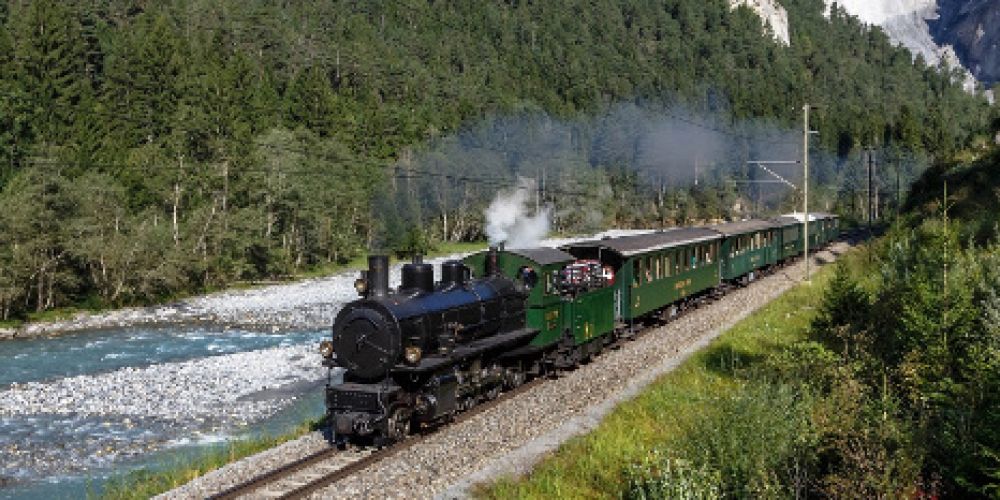 Mit Wasser und Dampf durch Graubünden
