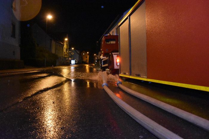 Unwetter hält die Feuerwehr Konstanz stundenlang in Atem