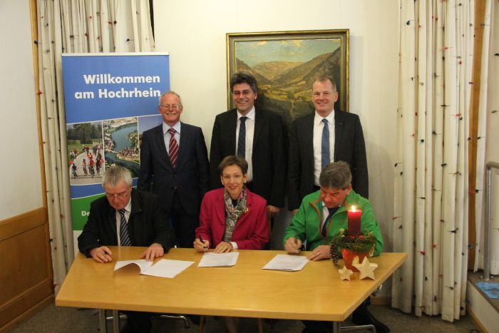 Landrat Dr. Martin Kistler bleibt Präsident der Hochrheinkommission