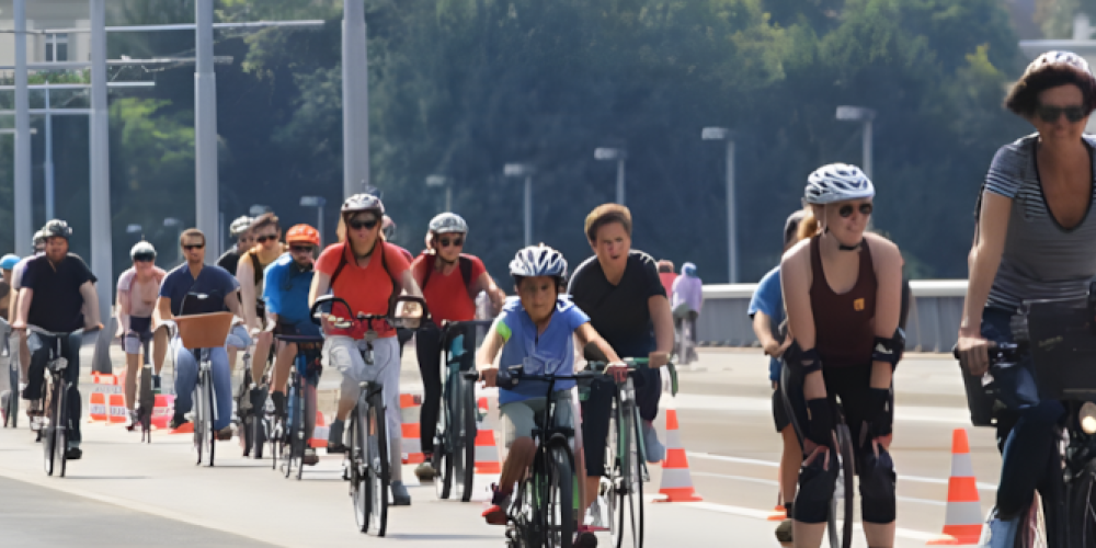 Ob jung oder alt, der slowUp Basel-Dreiland bewegt!