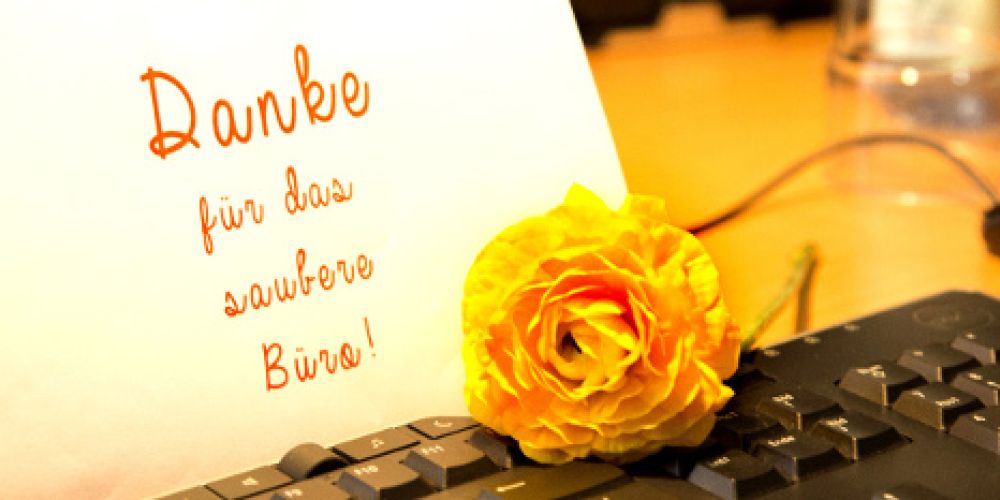 3.200 Reinigungskräften im Landkreis einfach mal „Danke“ sagen