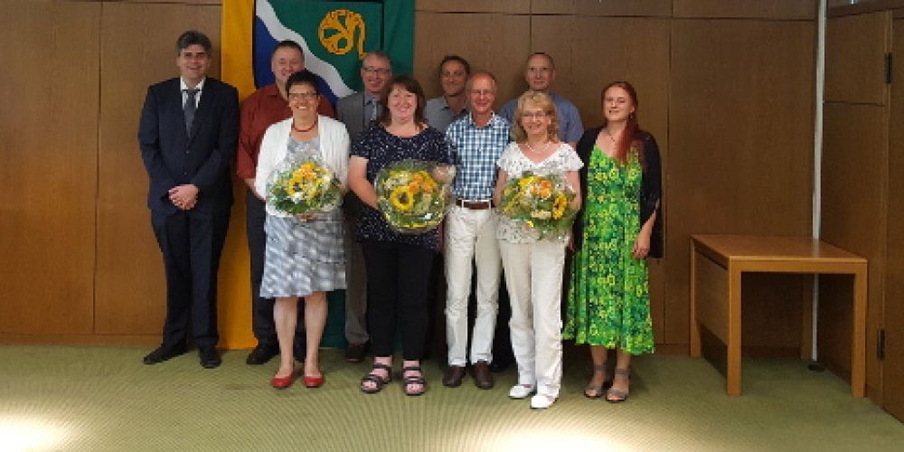 Ehrungen langjähriger Mitarbeiterinnen und Mitarbeiter im Landratsamt