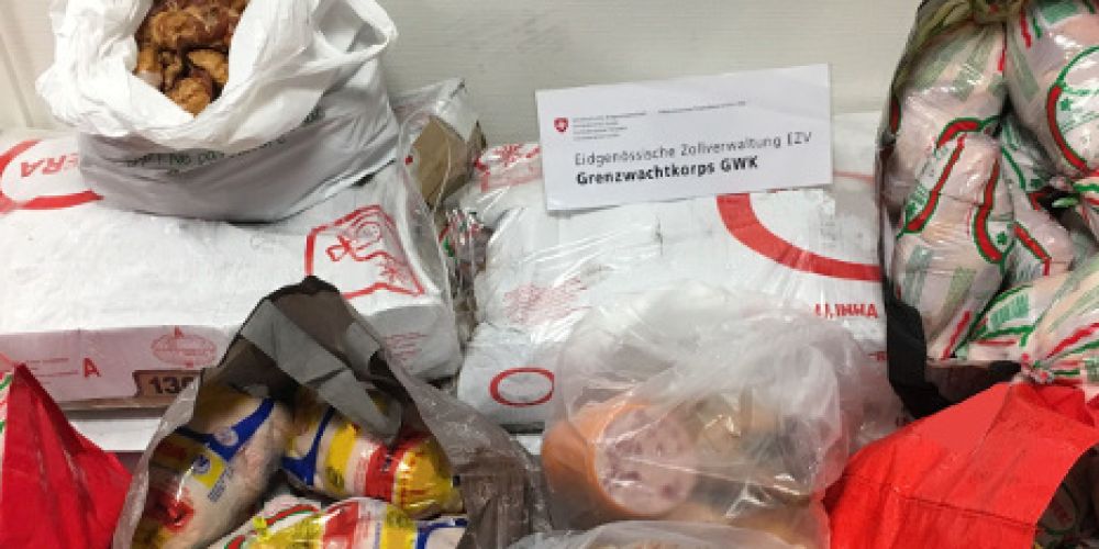 Über 150 Kilogramm Fleisch geschmuggelt