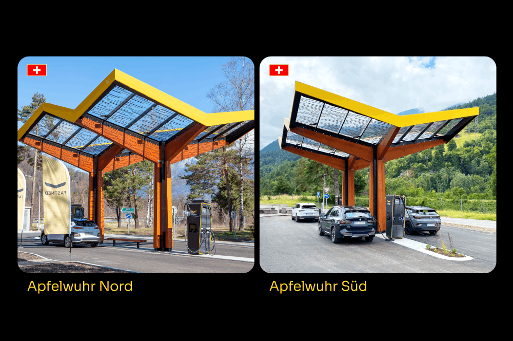 Fastned erweitert EV-Schnellladenetz in der Schweiz