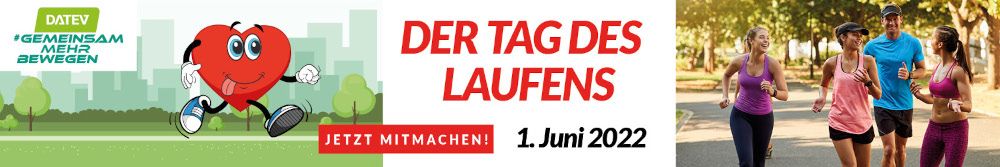 Erster Tag des Laufens