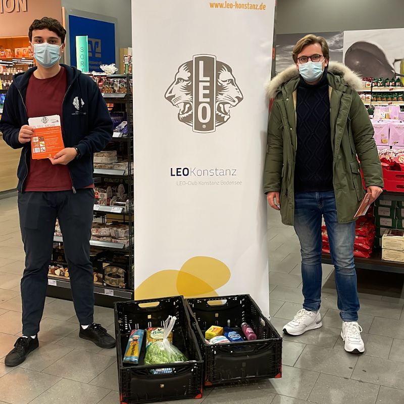 Konstanzer Leo-Club sammelt Lebensmittel für die Tafel