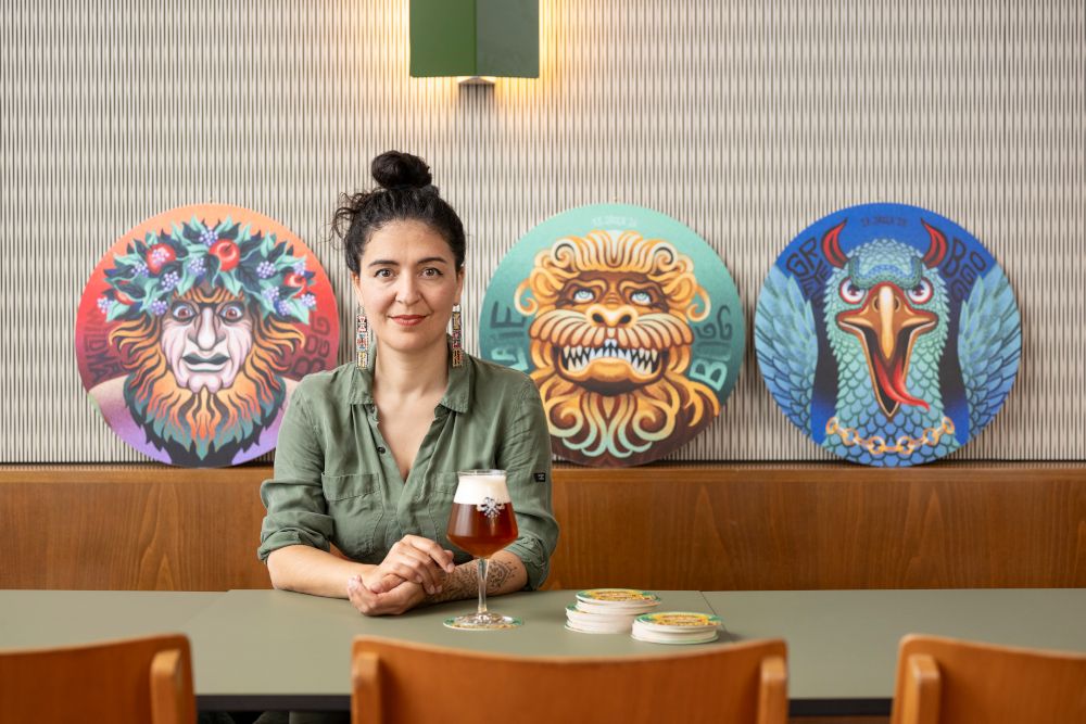 Der Vogel Gryff in der Brauerei Fischerstube