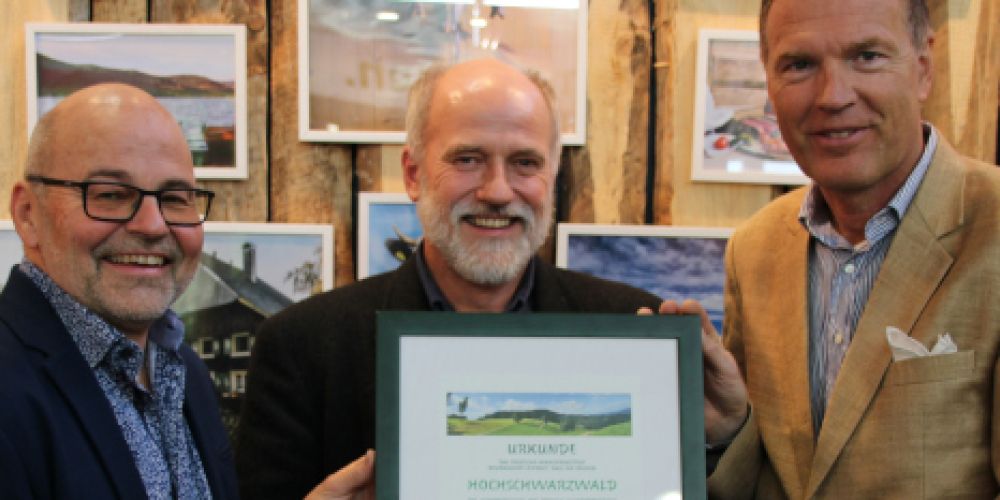 Ausgezeichnet: Hochschwarzwald ist Premium-Wanderregion