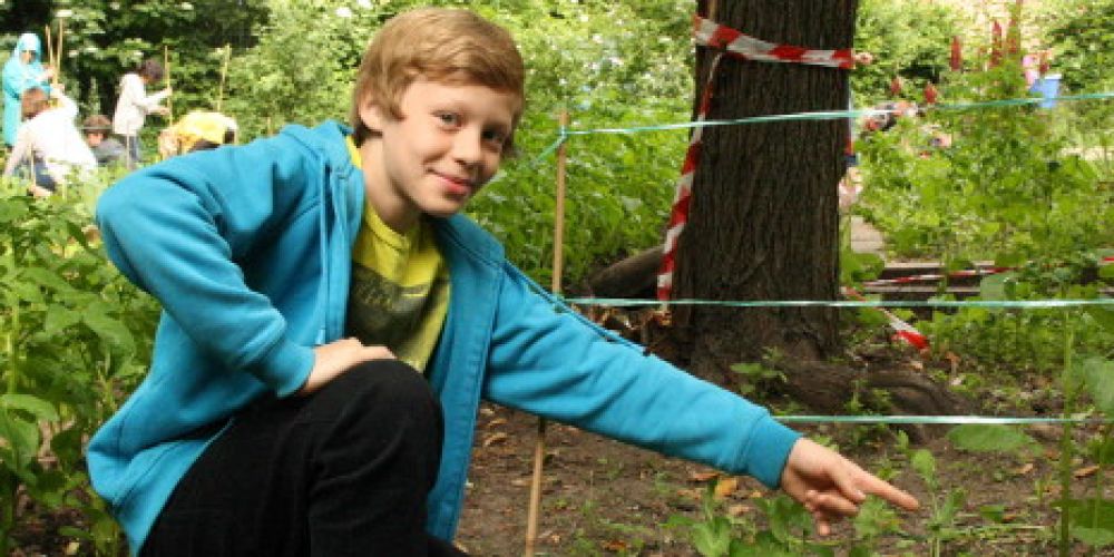 Bundespräsident besucht Projekt "BioAcker macht Schule"