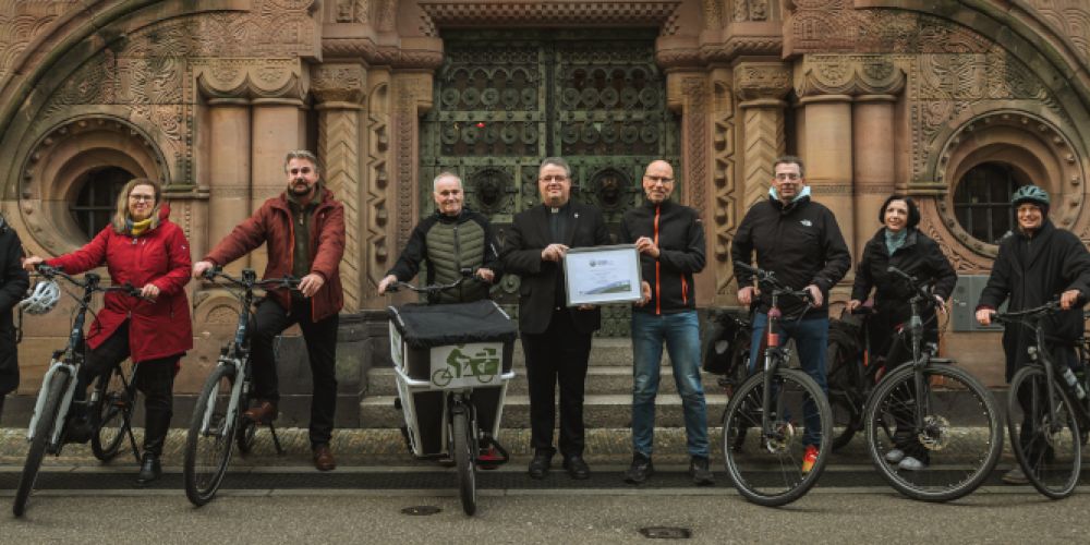 ADFC zertifiziert die Erzdiözese Freiburg als erste kirchliche Organisation in Süddeutschland