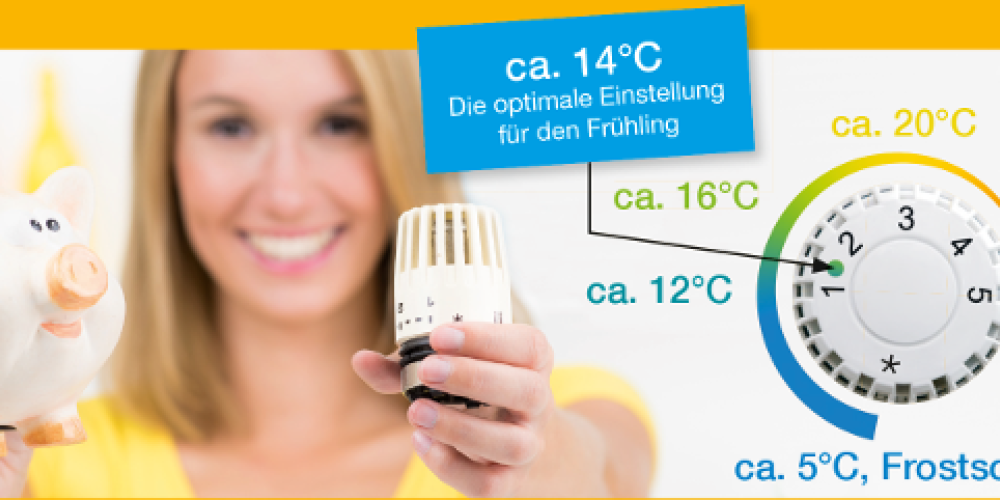 Wenn der Frühling kommt - Sparsames Heizen in der Übergangszeit