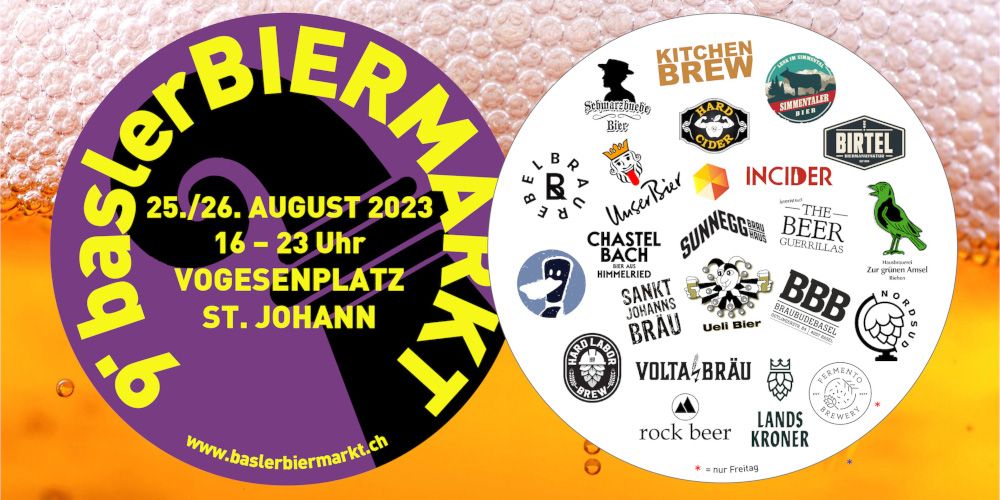 Perlen aus Hopfen und Malz – 9. Basler Biermarkt