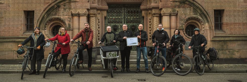 ADFC zertifiziert die Erzdiözese Freiburg als erste kirchliche Organisation in Süddeutschland